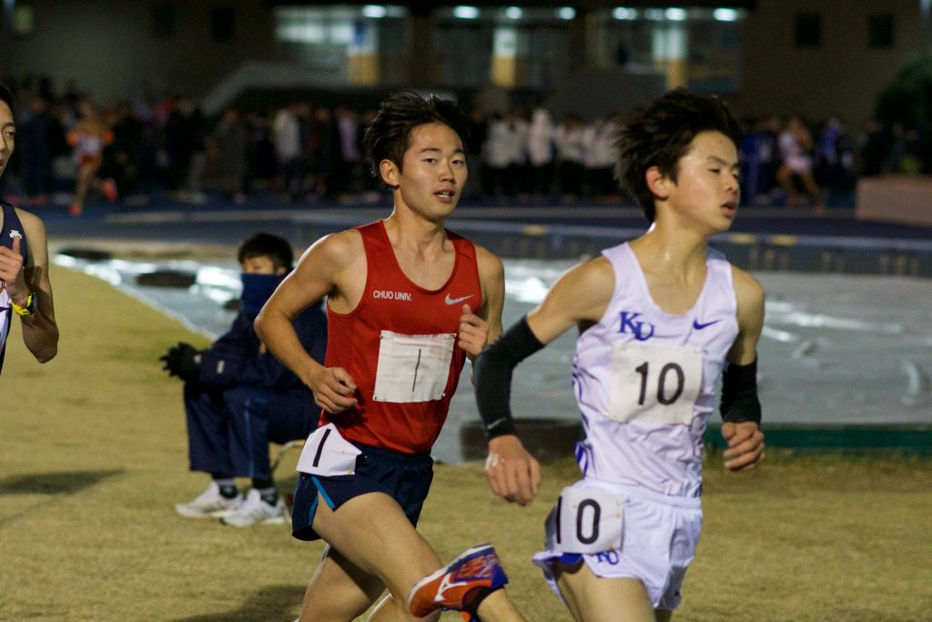 2018-12-02 日体大記録会 5000m 35組 00:14:40.08